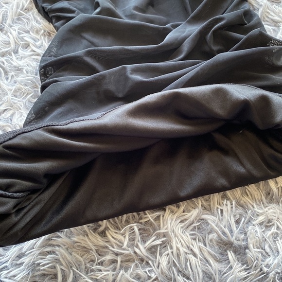 NWOT Princess Polly JOCASTA MINI Ribbed One Shoulder Black Dress - Picture 12 of 16